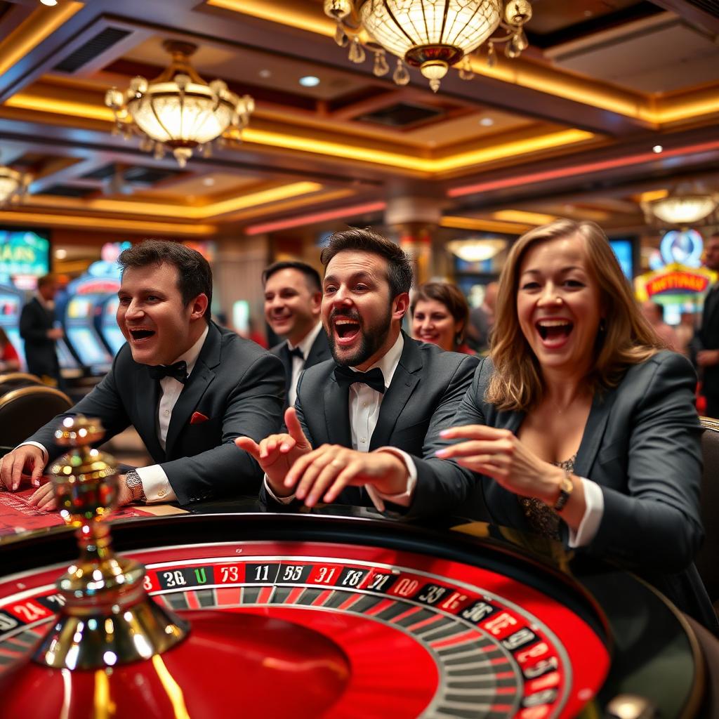 Casino tournament and jackpot gaming floor